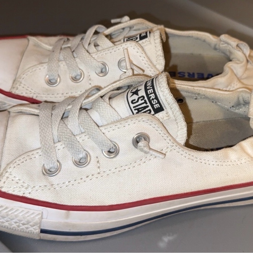 Converse Sneakers with Red Accents